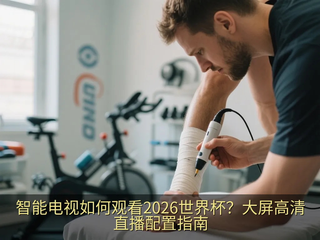 现代家庭影音娱乐系统展示高清足球比赛画面的特写